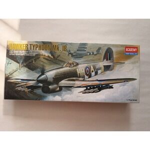 Academy 1/72 Hawker Typhoon Mk.IB Vintage Plastic Model Airplane Kit 1664 Open